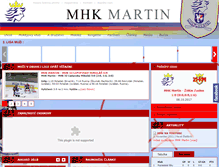 Tablet Screenshot of mhkmartin.sk